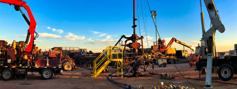 what is hydraulic fracturing? - well head setup